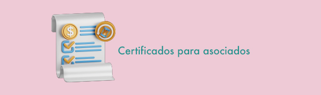 Certificado para asociados